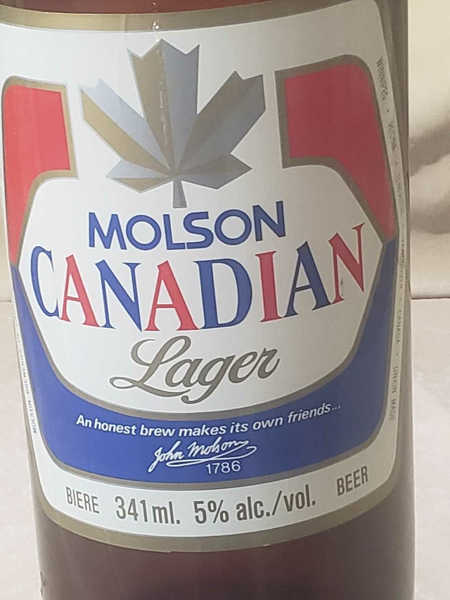 Vintage Large 23.5" Molson Canadian Beer Bottle Coin Bank - photo 2