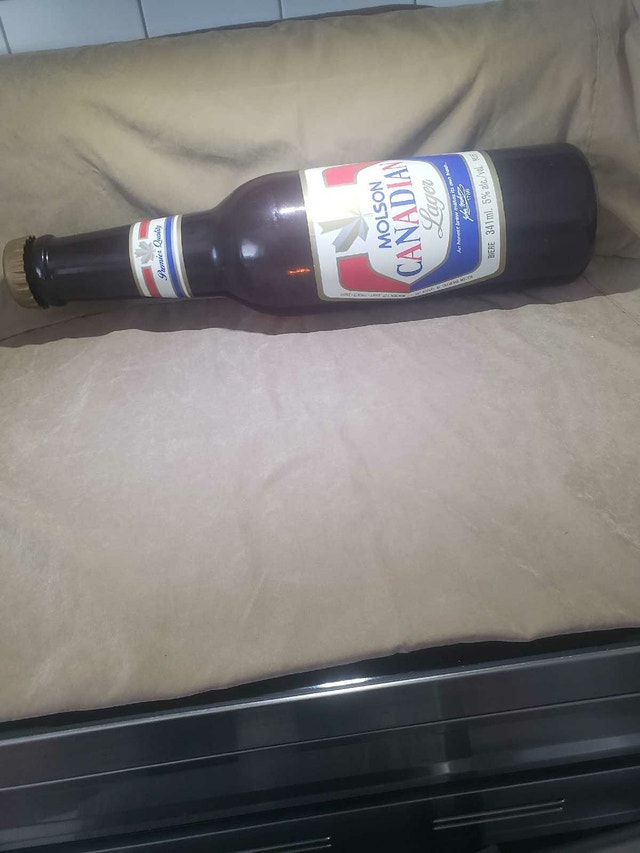 Vintage Large 23.5" Molson Canadian Beer Bottle Coin Bank - photo 4