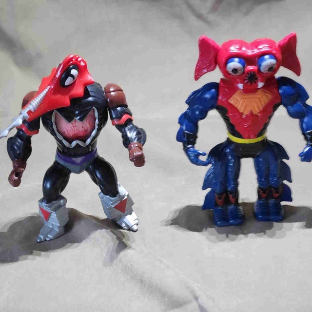 Vintage 1980s MOTU Evil Horde Lot: Mosquitor & Mantenna