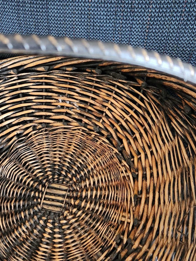 Large Wicker Floor Basket - Boho Toy & Blanket Storage - photo 3