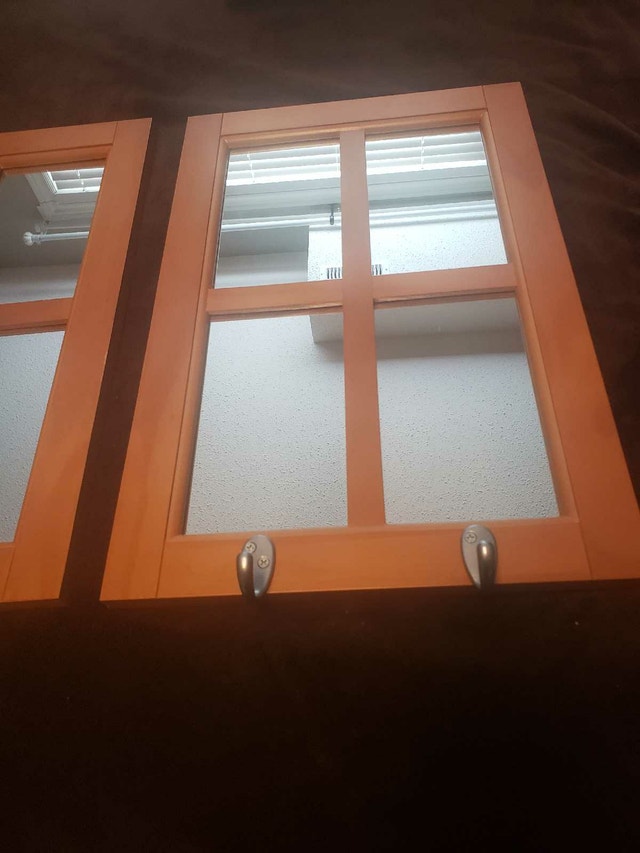 2 Matching Entryway Wall Mirrors with Hanging Hooks - photo 2