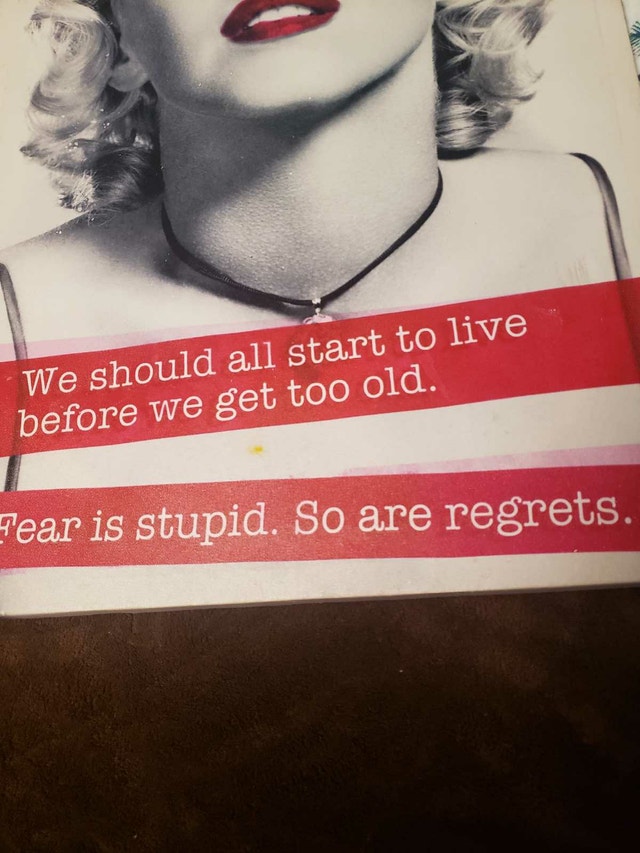 Marilyn Monroe Canvas Wall Art - 16" x 19.5" Quote Print - photo 2