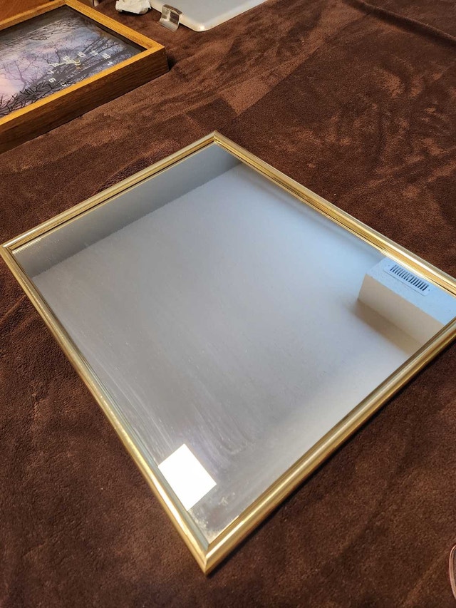 Vintage Columbia Frame Inc. Gold Wall Mirror – 16" x 20" - photo 2