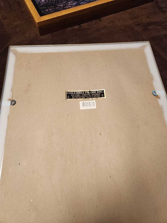 Vintage Columbia Frame Inc. Gold Wall Mirror – 16" x 20" - photo 4