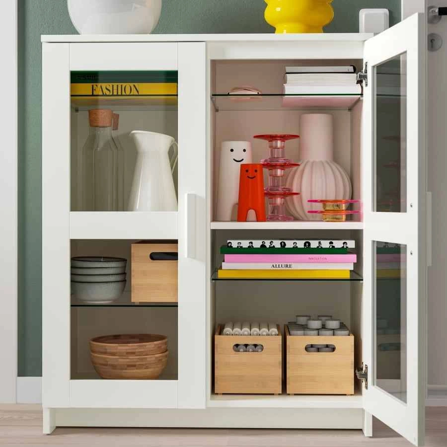 Glass-Door Cabinet (IKEA BRIMNES) - photo 5