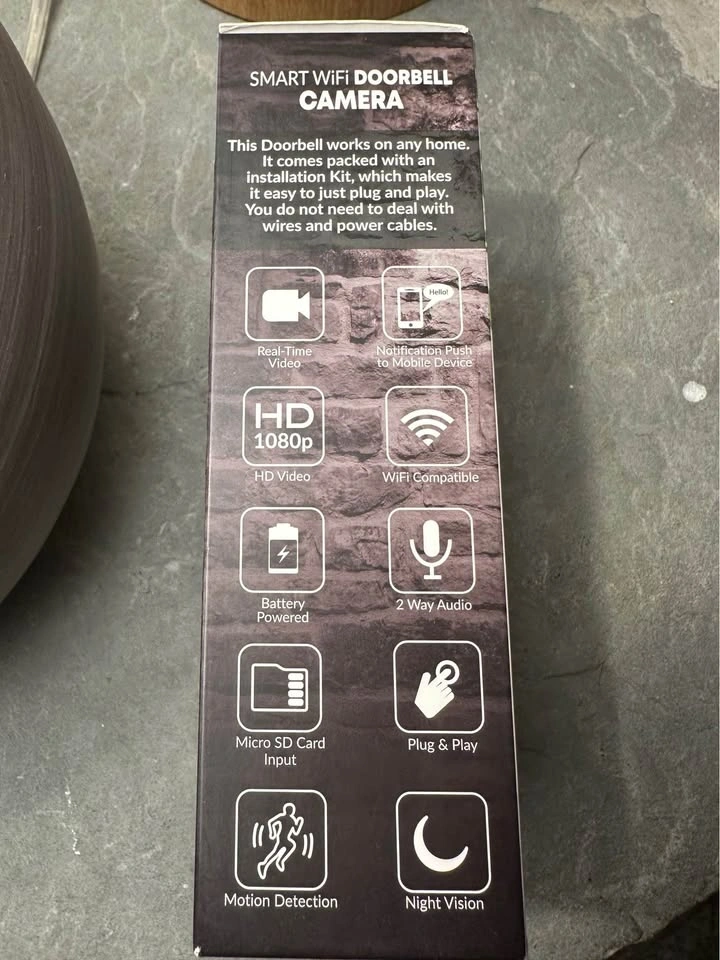 Supersonic Smart WiFi Doorbell Camera 1080p – BRAND NEW - photo 4
