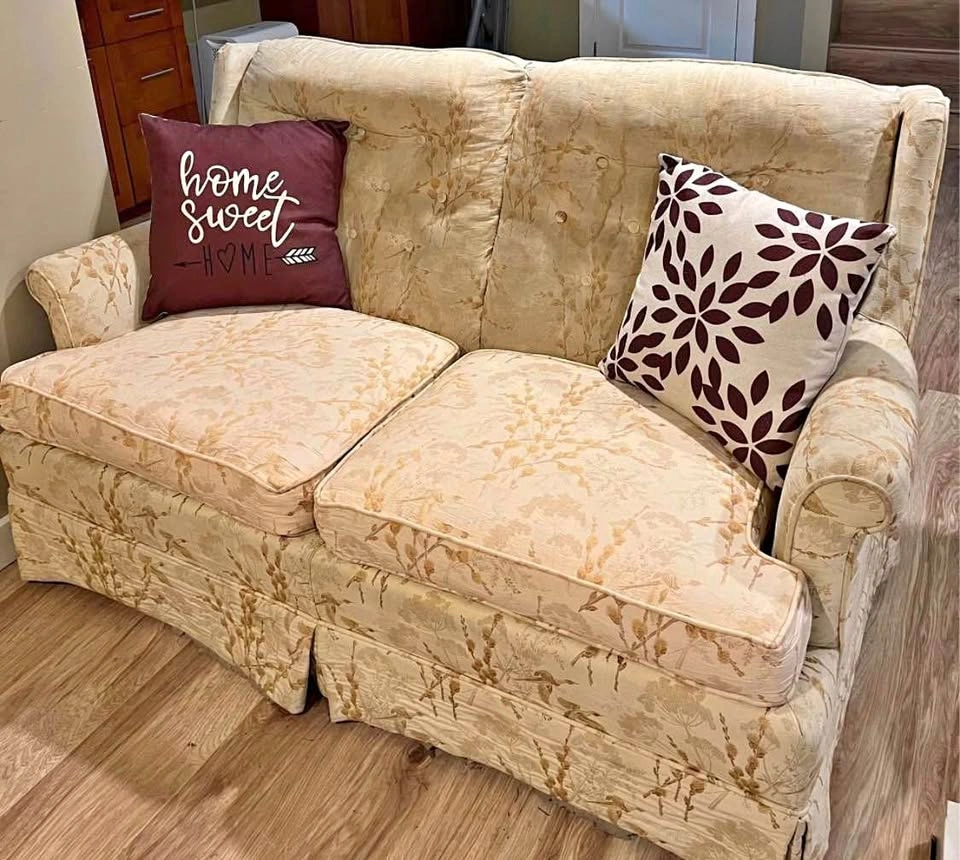 Loveseat / Small Sofa – $10