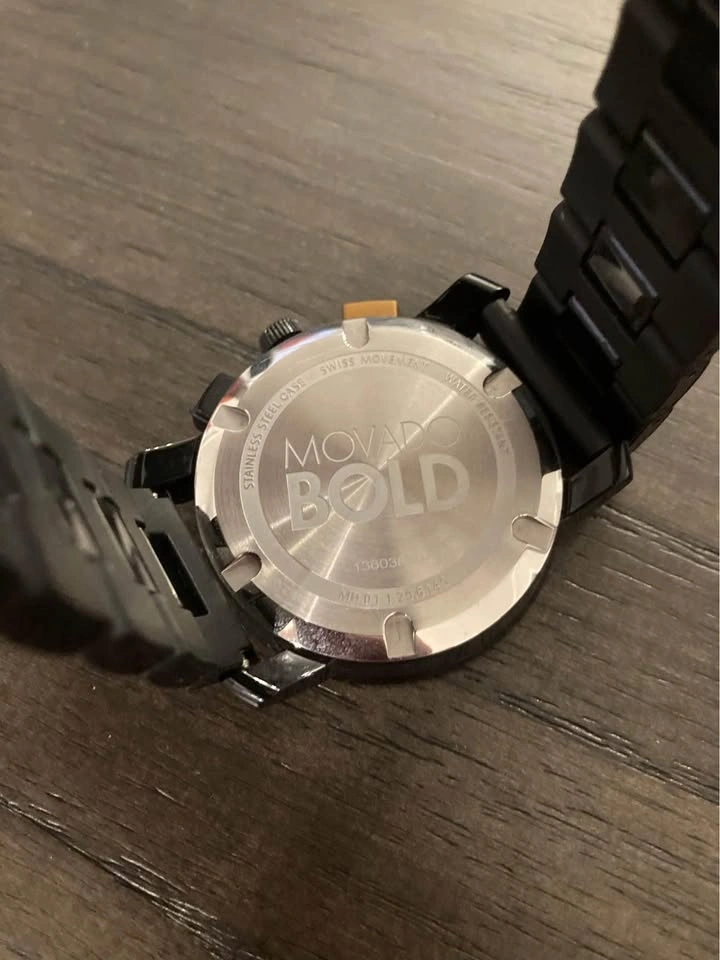 Movado bold black chronograph - photo 3