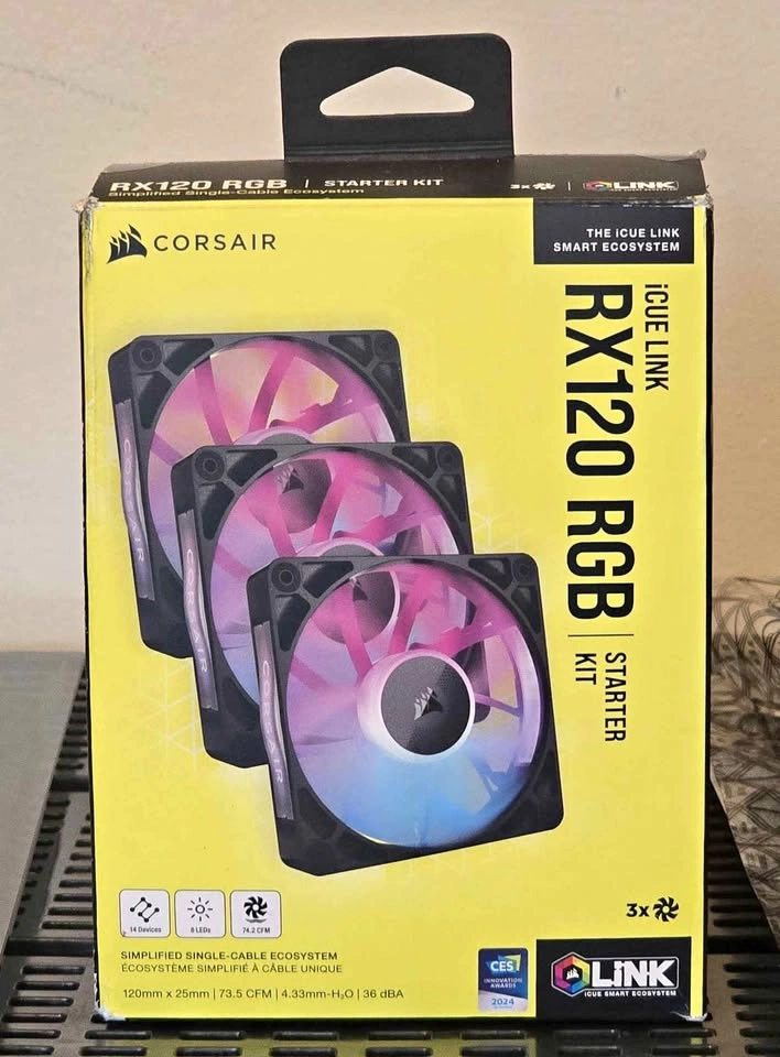 Corsair iCUE LINK RX120 RGB Starter Kit