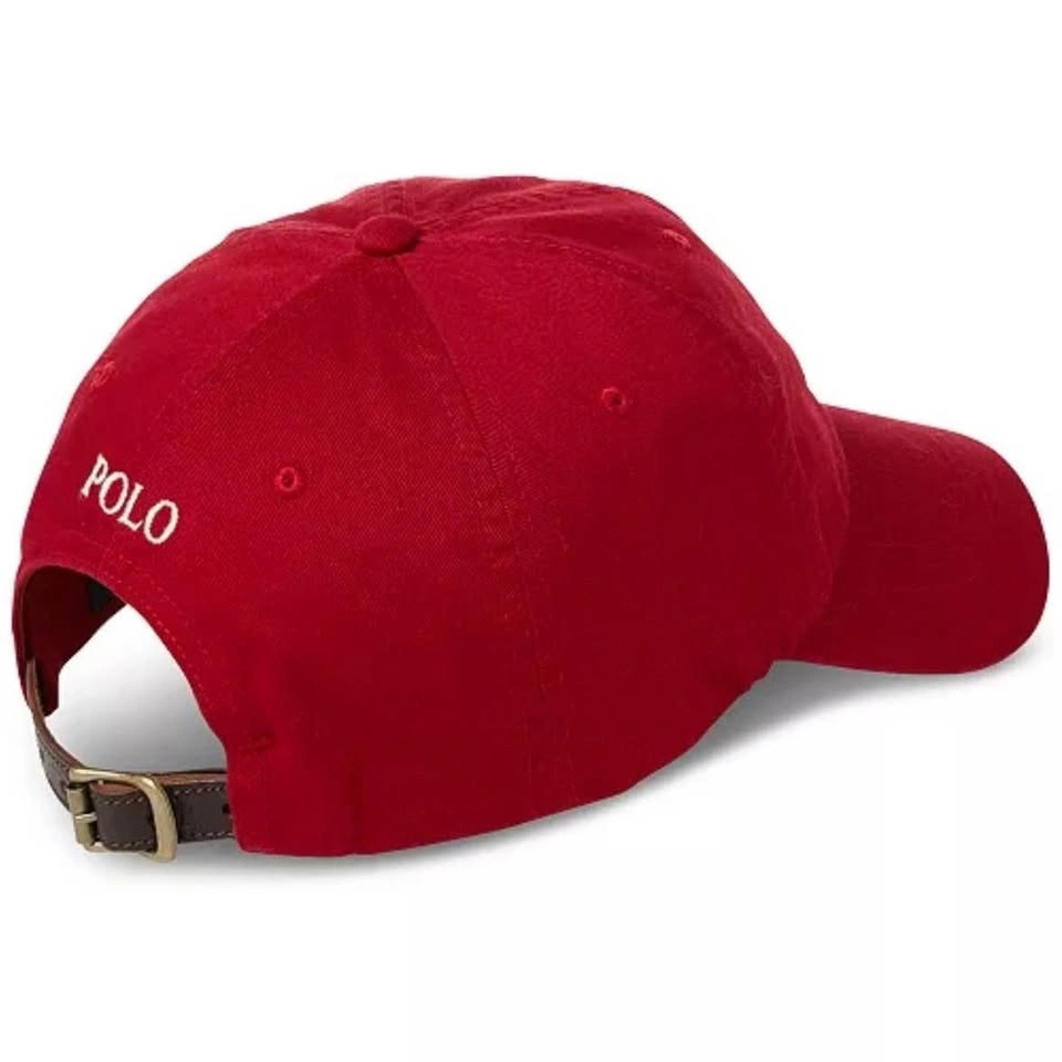 NEW IN BAG Ralph Lauren POLO BEAR Dad Hat RED Baseball Cap - photo 2