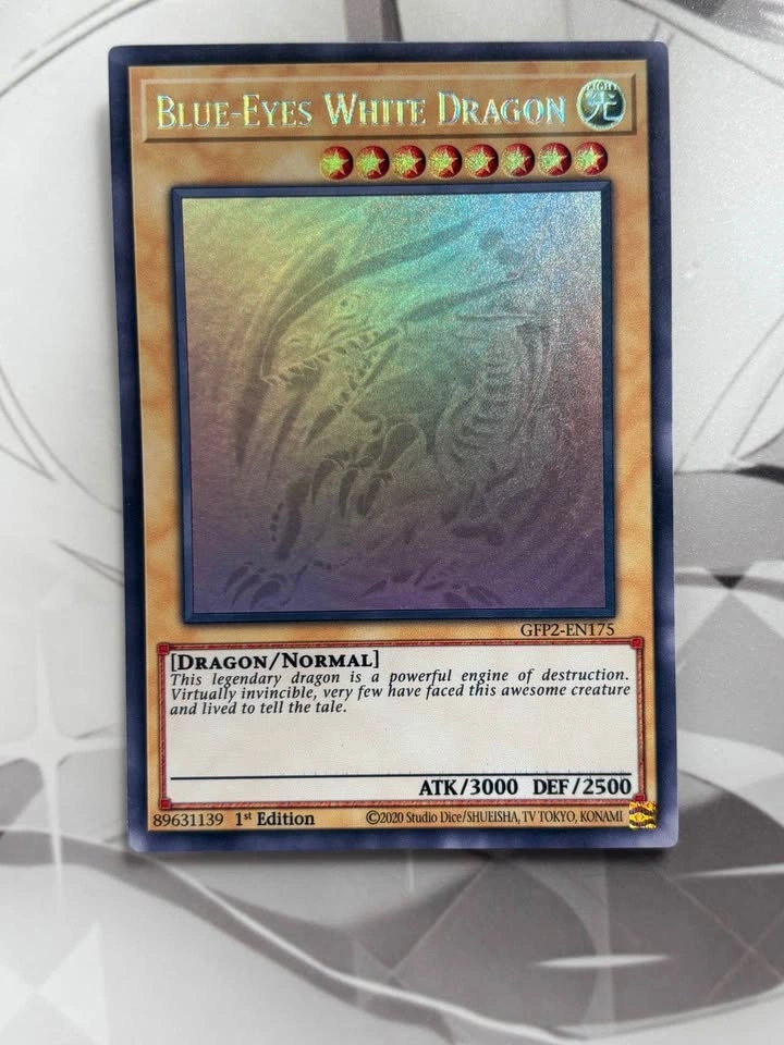 Blue eyes white dragon