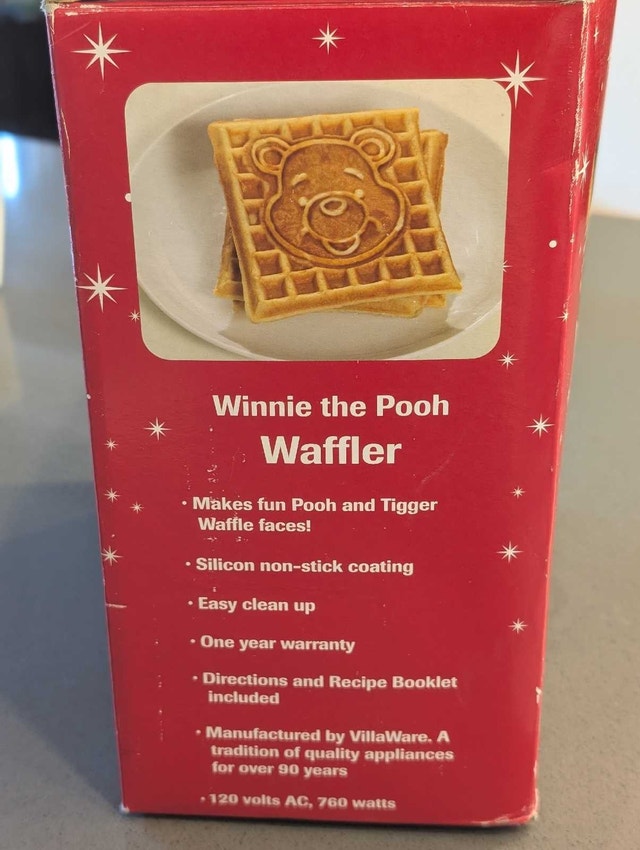 Disney Waffle maker/iron - Winnie the pooh & Tigger - photo 2