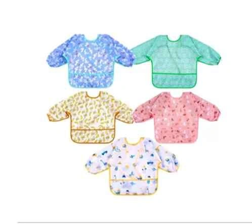 Long Sleeved Baby Bibs Set