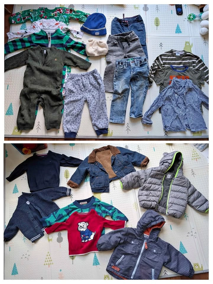 Baby Boy 12-24 months clothes Lot - Gap, Tommy Hilfiger, Benetto