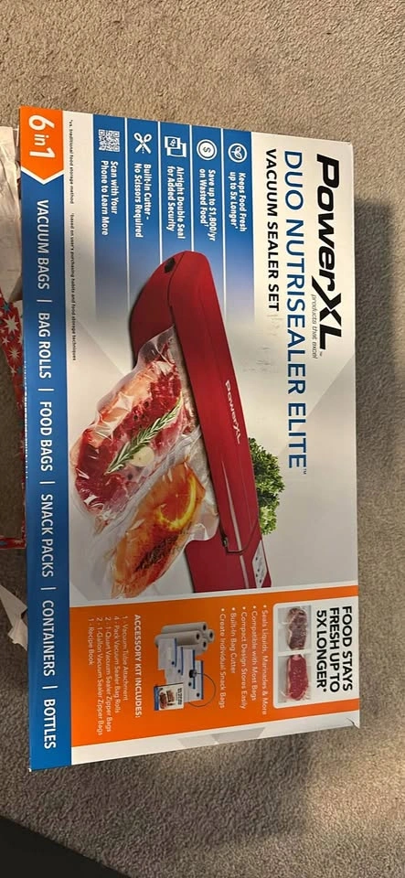 PowerXL Duo Nutrisealer Elite Vacuum Sealer Set