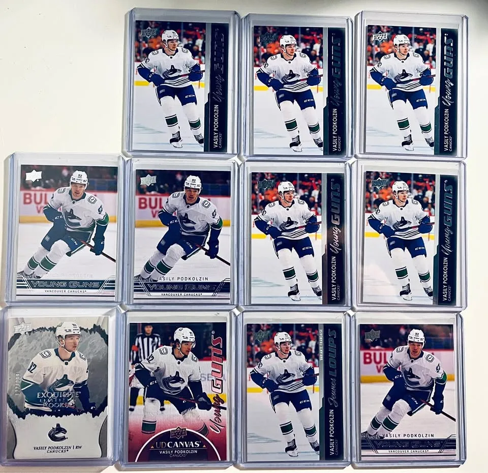 Vasily Podkolzin Rookie Card Lot thumbnail