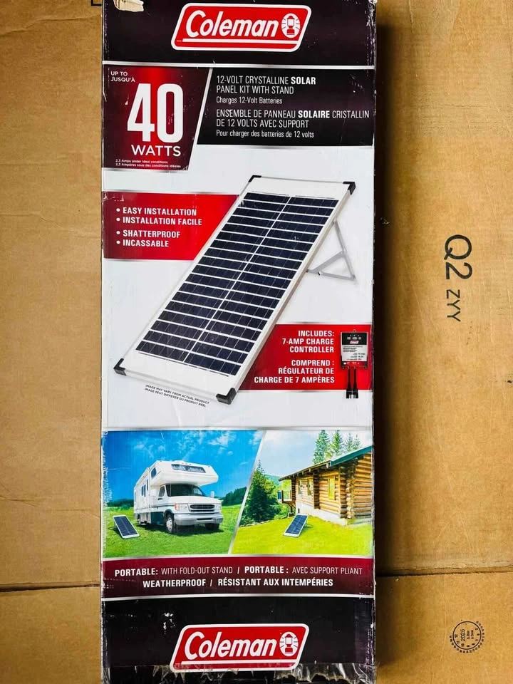 Coleman 40W Solar Panel kit with stand - photo 2