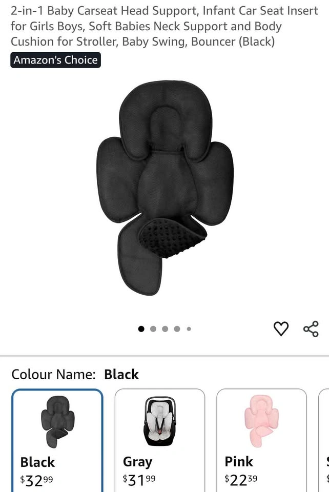 2-in-1 Baby infant Car Seat Insert - photo 4