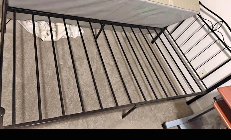 Black Metal Twin Bed Frame