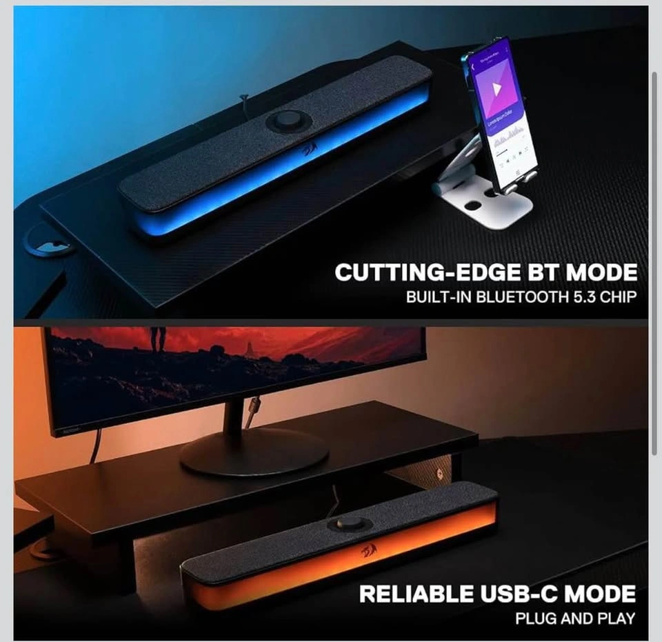 Redragon RGB Desktop Speaker - photo 3