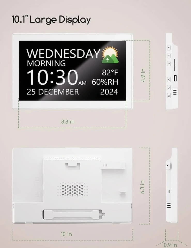Raynic Digital Calendar Clock - photo 2