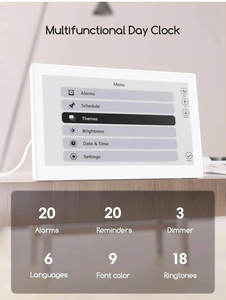 Raynic Digital Calendar Clock - photo 5