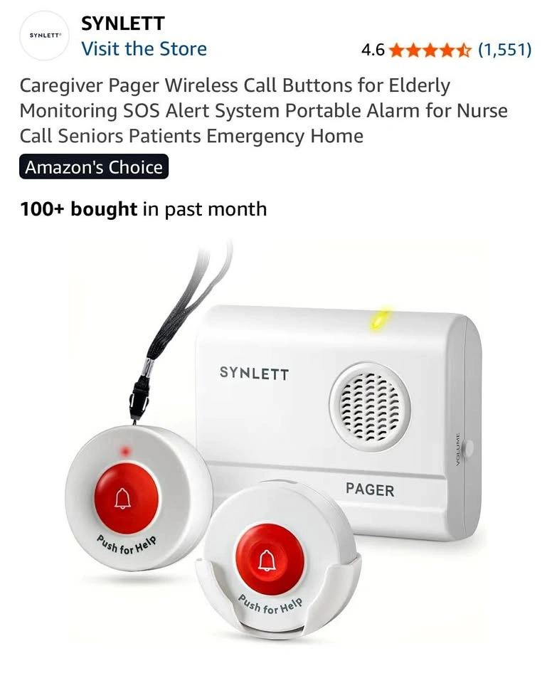 Synlett Caregiver Pager System