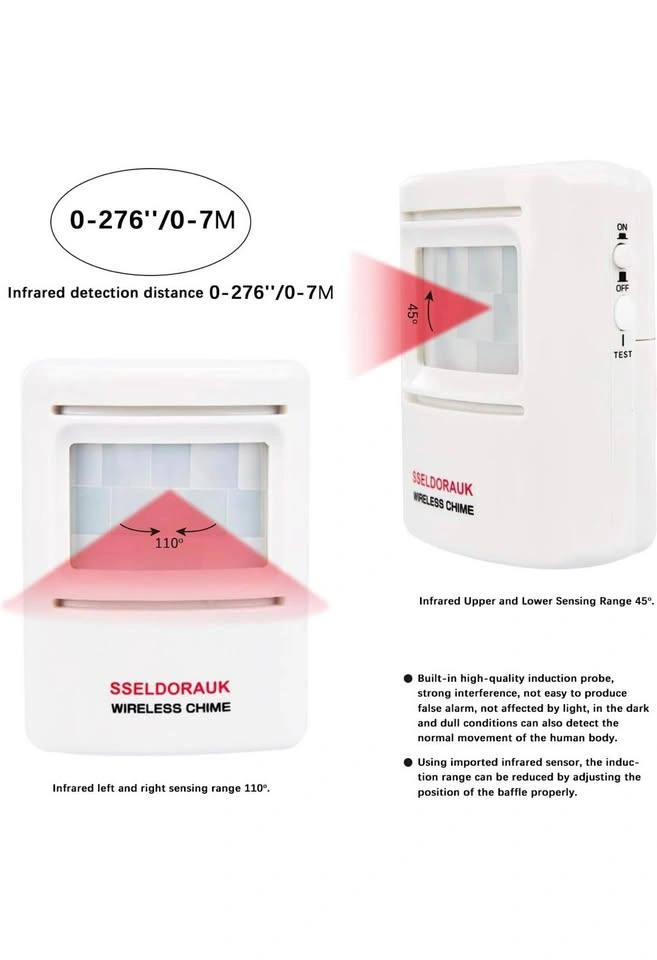 SELDORAUK Dog Bark Alarm Motion Sensor with Remote - photo 4