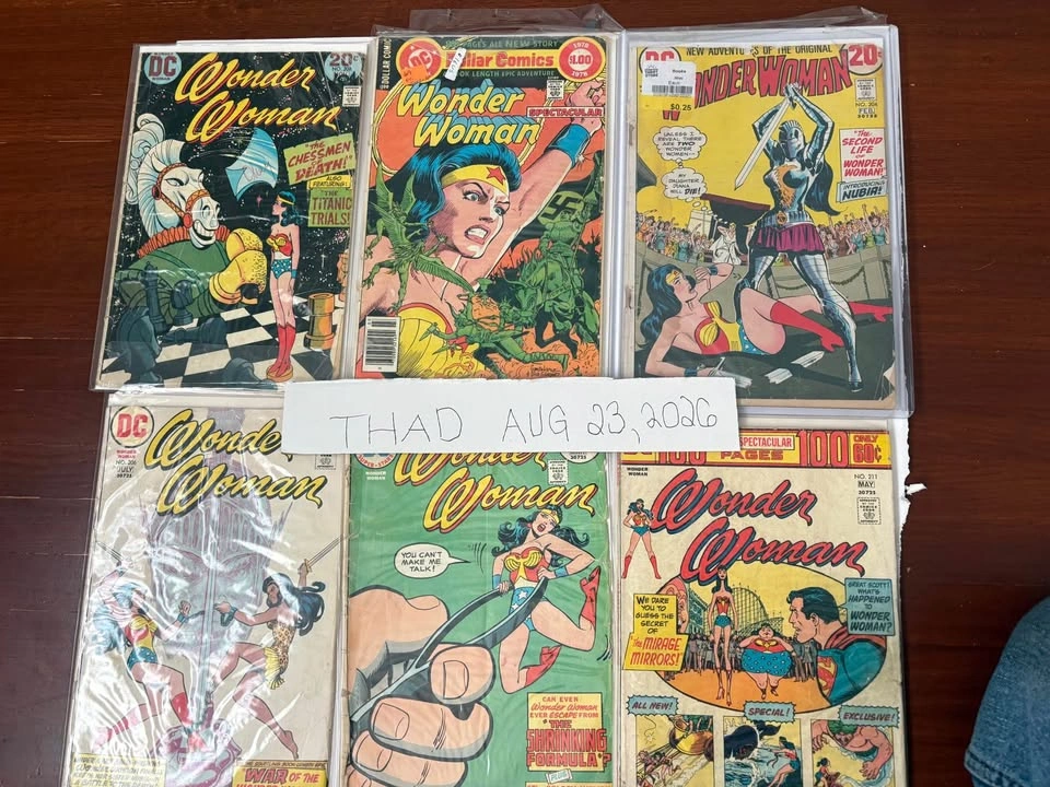 19 Wonder Woman Comics Lot - #204 1st Nubia Key - photo 2