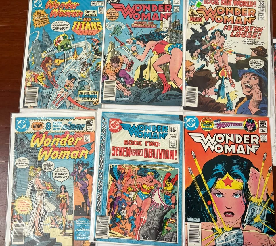 19 Wonder Woman Comics Lot - #204 1st Nubia Key - photo 4