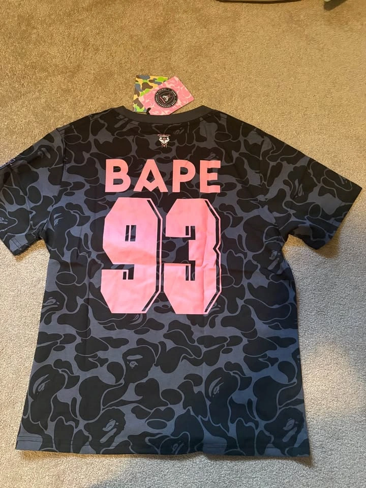 A Bathing Ape x Inter Miami CF Camo T-Shirt - photo 2