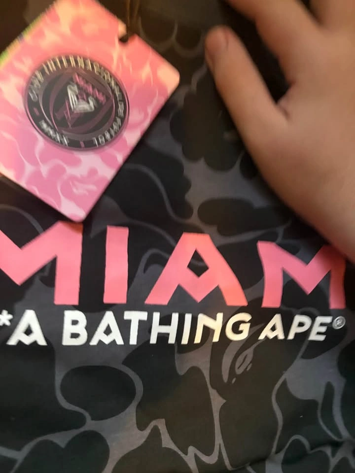 A Bathing Ape x Inter Miami CF Camo T-Shirt - photo 3
