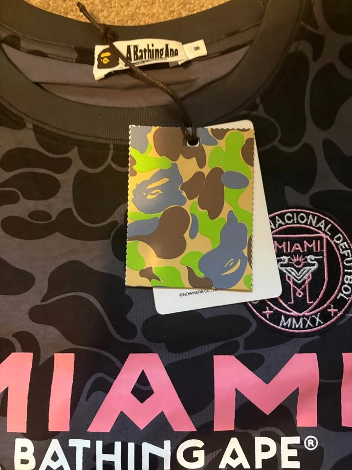 A Bathing Ape x Inter Miami CF Camo T-Shirt - photo 5