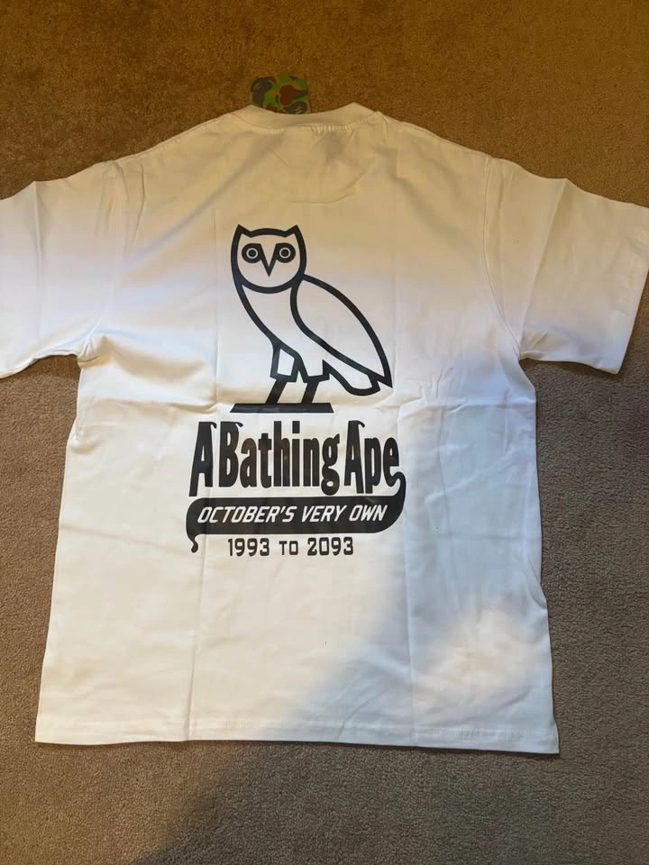 BAPE x OVO Ape Head T-Shirt Size M - photo 2