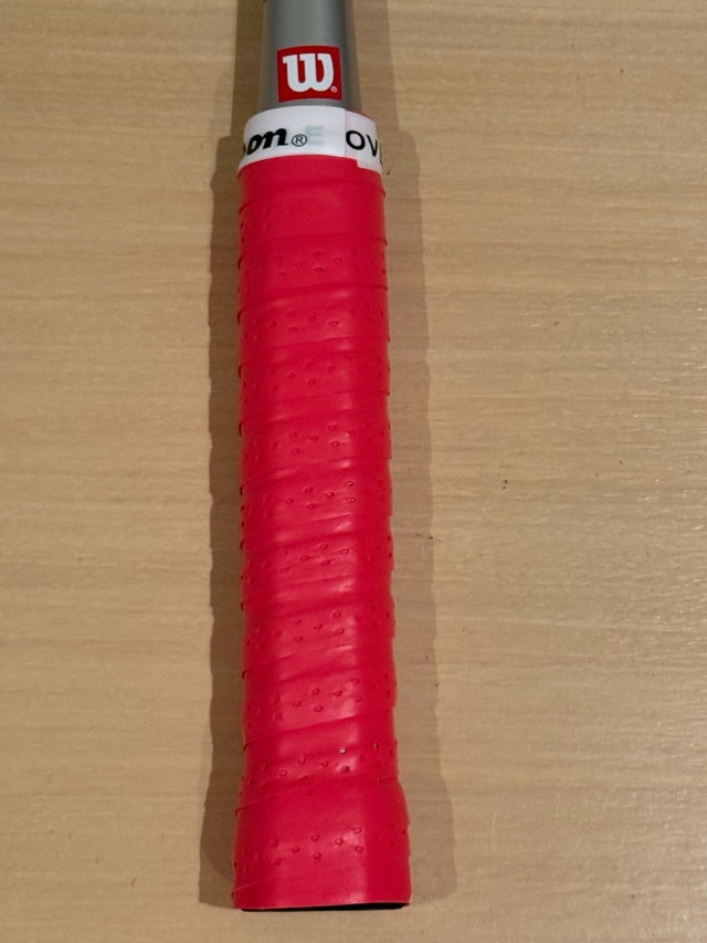 Wilson Hammer and Ti Comp Squash Racquets - New Grips - photo 3