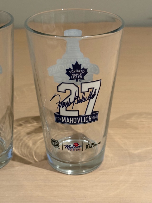 Toronto Maple Leafs Molson Canadian Alumni Glasses - photo 2