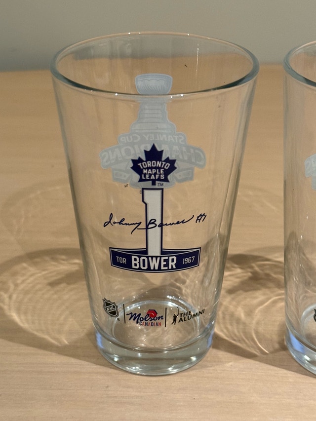 Toronto Maple Leafs Molson Canadian Alumni Glasses - photo 3