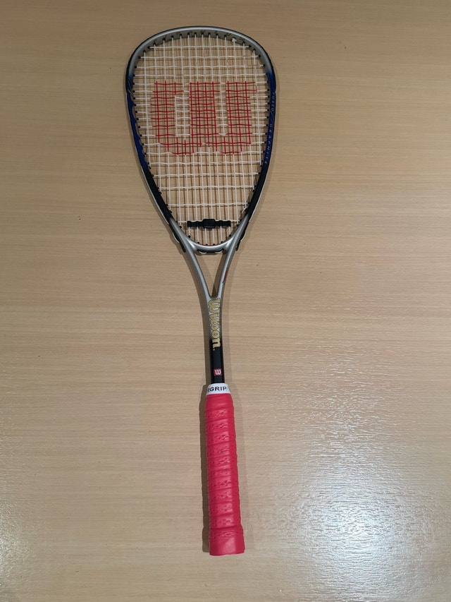 Wilson Titanium Fused Graphite Squash Racket Racquet - New Grip