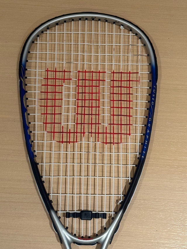 Wilson Titanium Fused Graphite Squash Racket Racquet - New Grip - photo 5