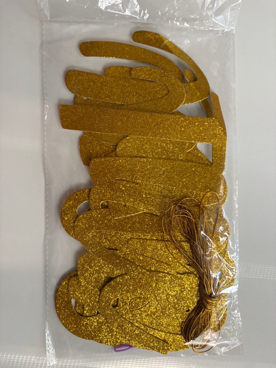 Diamond of the Season Gold Glitter Banner for bridal shower - photo 2