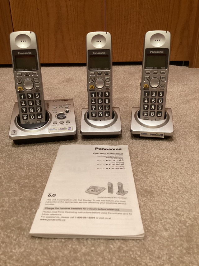 Cordless phone set with answering machine
