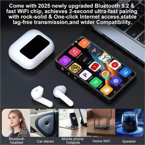 144GB MP3 Player with Bluetooth, WiFi, and Parental Control - photo 3