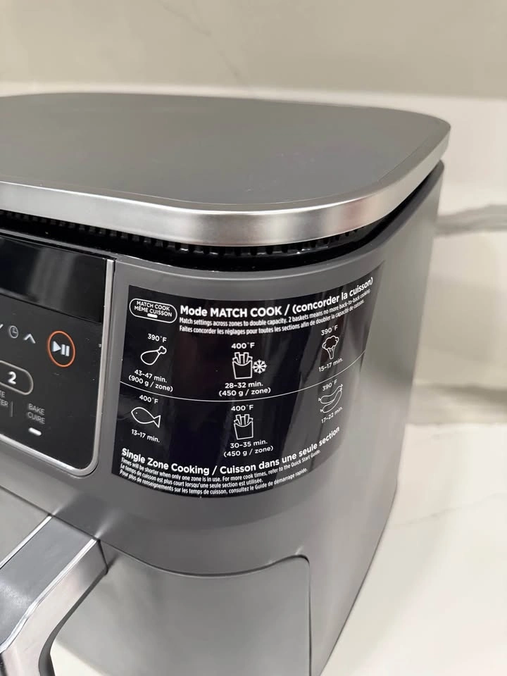 Ninja Foodi 2-Basket Air Fryer with 6 Cooking Functions, 8 Qt - photo 5