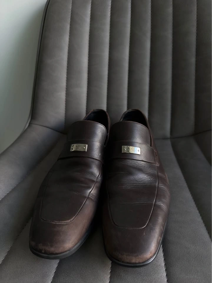 Men’s Brown Leather Loafers – Size 9 - photo 2