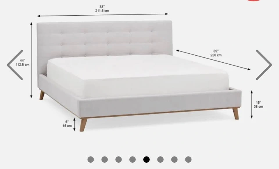 Structube Upholstered Bed CARME (King Size) - photo 2