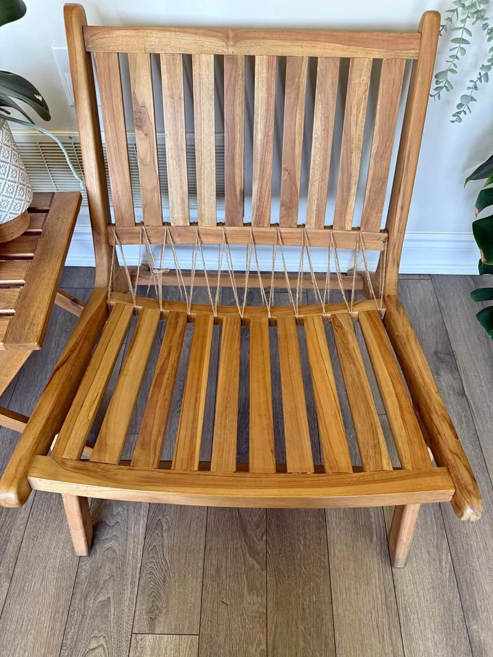 Structube Wooden Chairs LEANA and IKEA NAMMARO Table Set