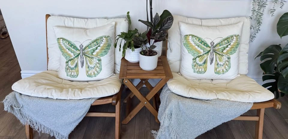 Structube Wooden Chairs LEANA and IKEA NAMMARO Table Set - photo 2