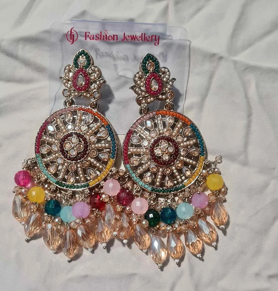 Traditional Indian Designer Jhumka, Chandbali & Hoop Earring Col