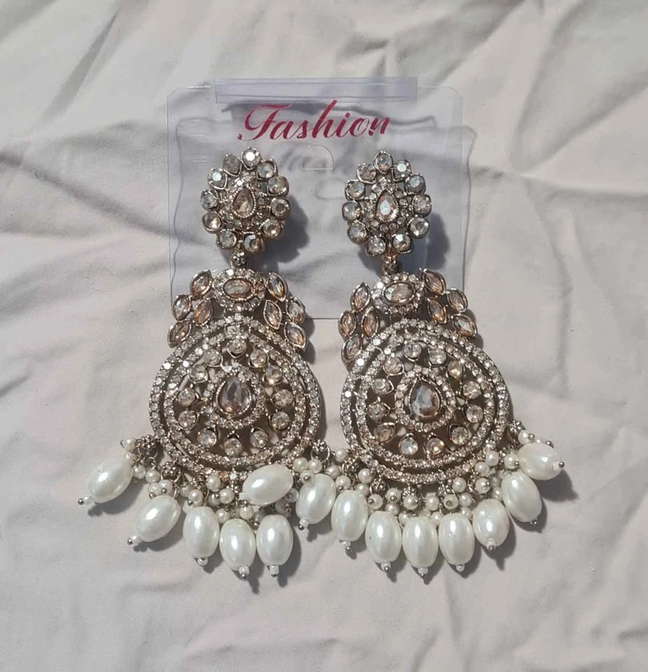 Traditional Indian Designer Jhumka, Chandbali & Hoop Earring Col - photo 2