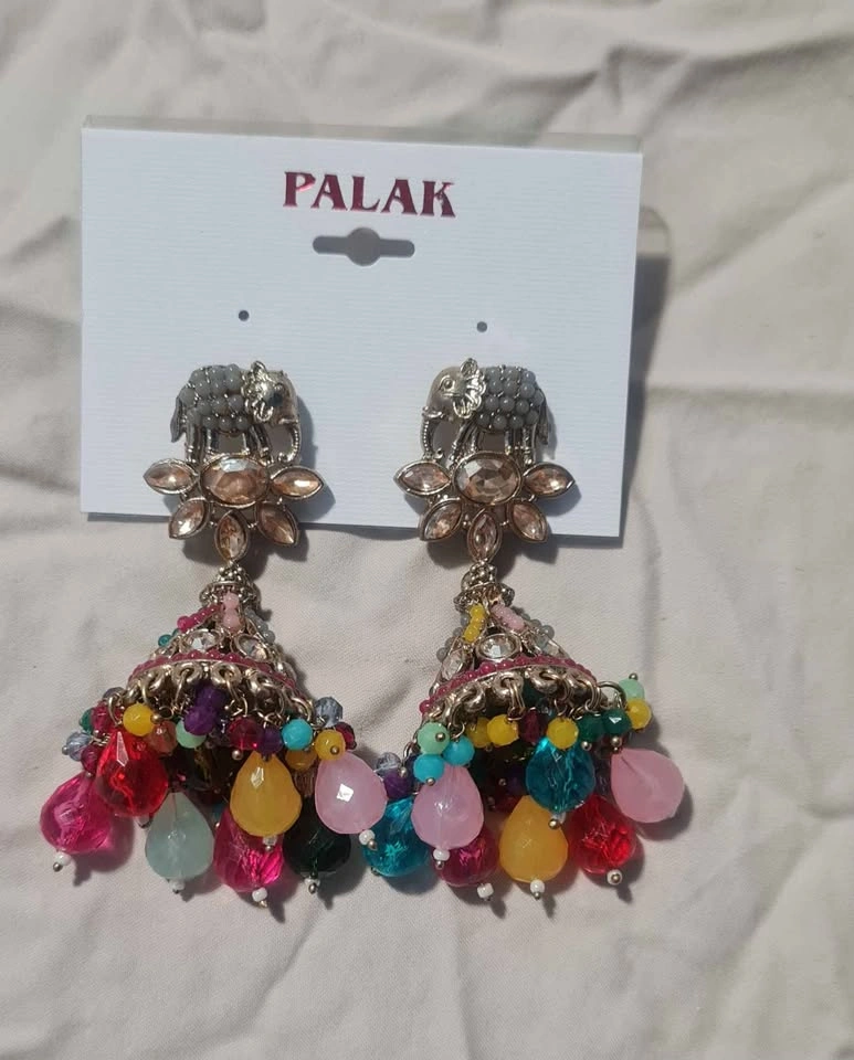 Traditional Indian Designer Jhumka, Chandbali & Hoop Earring Col - photo 4